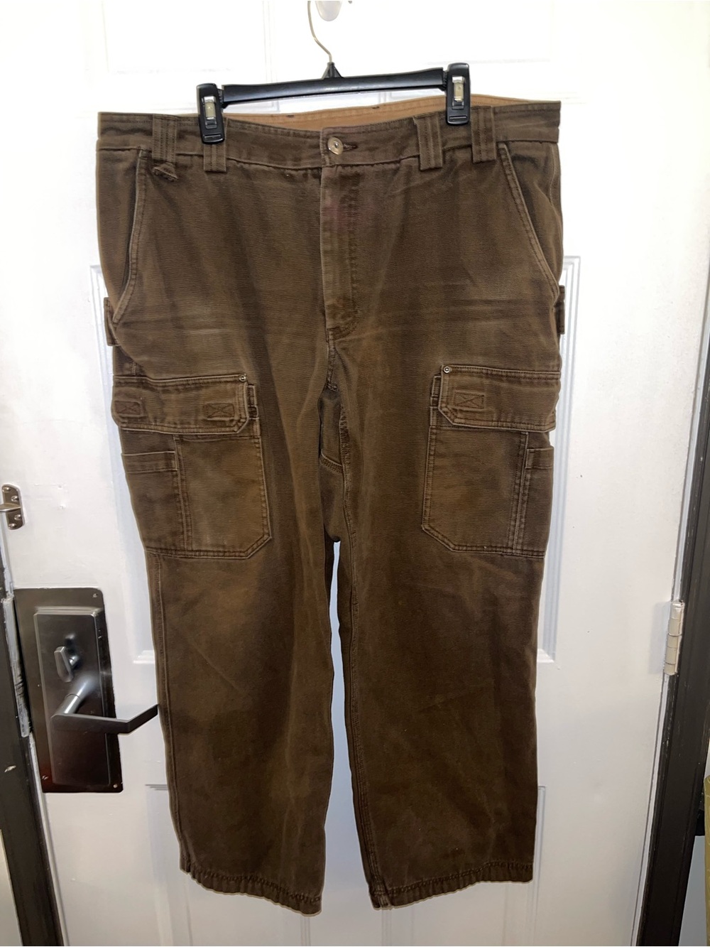 Men's Brown Cargo Pants Duluth Trading Co - Size 42x32